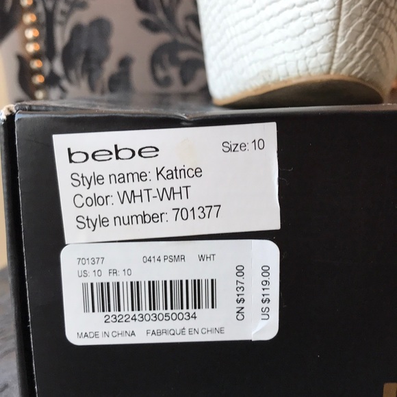 Bebe Katrice Peep Toe Platforms - Picture 6 of 8